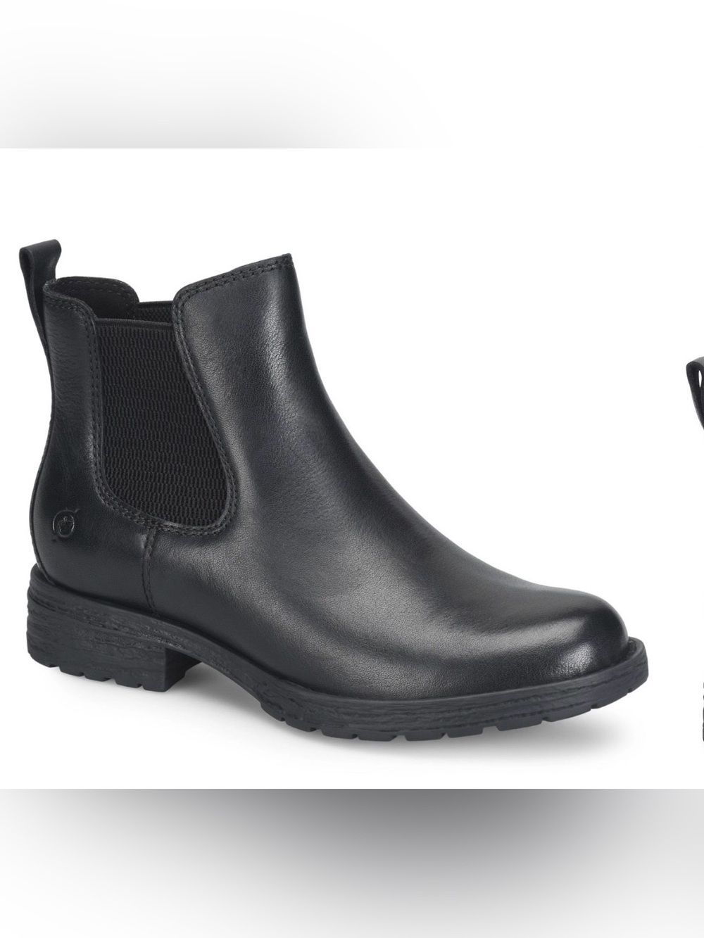 Women’s Born Cove Chelsea Boots Black Leather Size 6